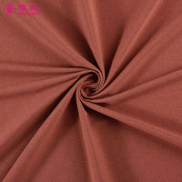 Tela de Punto Acanalado Suave y Elástica, Tela Acanalada de Color Sólido para Ropa Interior Femenina y Camisetas sin Mangas