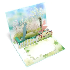 Vendita all'ingrosso bicicletta carte di carta-Carta di Invito A Nozze Carte di Nozze