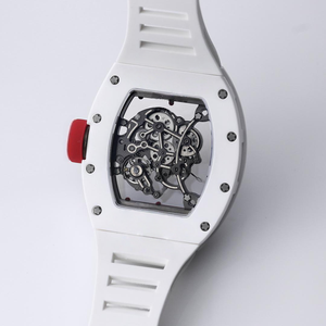 Orologio Scheletrato Edizione Rosso Nero, Orologio Meccanico Manuale da Uomo, Orologio di Lusso da Uomo, Orologio di Design - Product Image 6