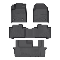 Tapis de sol de voiture 3D TPE imperméables pour Honda Pilot 2009-2015