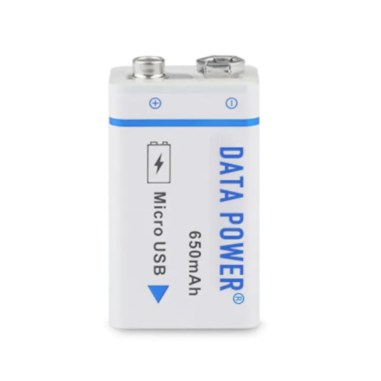 Battery Manufacturer USB Charge 650mah Dry Battery 9v Rechargeable