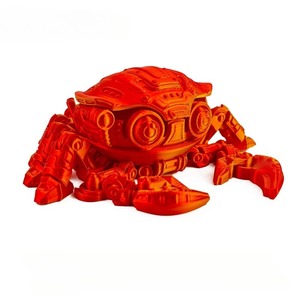 Granchio Peloso Cyber Stampato in 3D, Modello Realistico con Articolazioni Mobili, Regalo per Laurea e Mercatini Notturni di Pasqua - Product Image 1