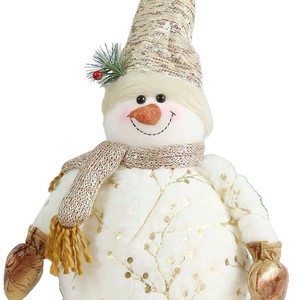Muñeco de Nieve Navideño de Peluche, Decoración Navideña para Interiores, Juego Familiar - Product Image 5