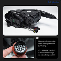 XUNBAI 即插即用 12V 25W 激光 LED 头灯 Range Rover Vogue L405 2013-2023 新款改款投影仪 DRL 直接安装升级