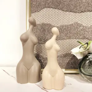 Modern Minimalist Handmade Ceramic Sculptures Luxury Home Decor Accessories Featuring Human Body Art for Living Room