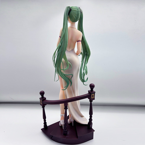 Miku Green Hair Princess Design Anime Figure Girls <span class=keywords><strong>Actio</strong></span> Aime Pvc Figure Figuras de acción para adornos - Product Image 3