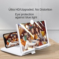 Portable 3D HD 10-Inch Phone Screen Magnifier and Adjustable Extendable Stand for Desktop Hands-Free Video Watching Trending