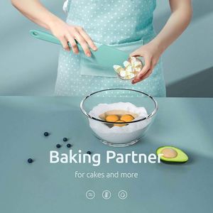 <b>Silicone</b> Spatula Set Heat Resistant <b>Silicone</b> Tools for Cooking <b>Baking</b> & Mixing Non Stick Spatular With Stainless Steel Core - Product Image 6