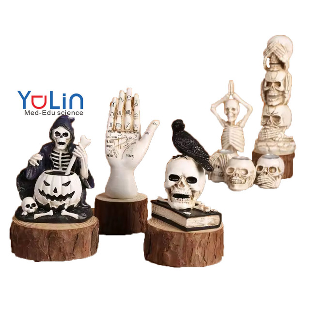 Factory Wholesale Gift Party Supplies Halloween Holiday Craft Custom Halloween Decorations Ghost Statue for Halloween