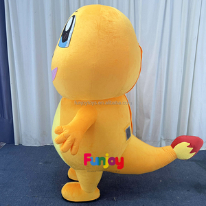 Mascottes de personnages de dessins animés populaires <span class=keywords><strong>Pikachu</strong></span> Charmander, mascottes d'animaux gonflables faites à la main pour cosplay - Product Image 2