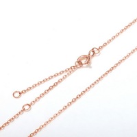 En stock : Collier ras du cou tendance en argent sterling S925 avec pendentif simple en diamant de laboratoire, bijoux en gros