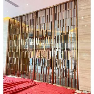 ANN913 Stainless Steel <b>Decorative</b> <b>Screen</b> Partition Metal 304 Room Divider Space Decoration Project - Product Image 3