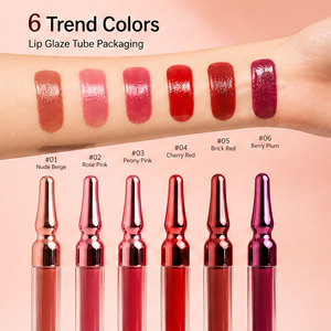 Organic <b>Lip</b> Plumping 2ml Rose Luxury <b>Lip</b> Gloss Personalizados Tube for Daily Makeup Private Label - Product Image 2