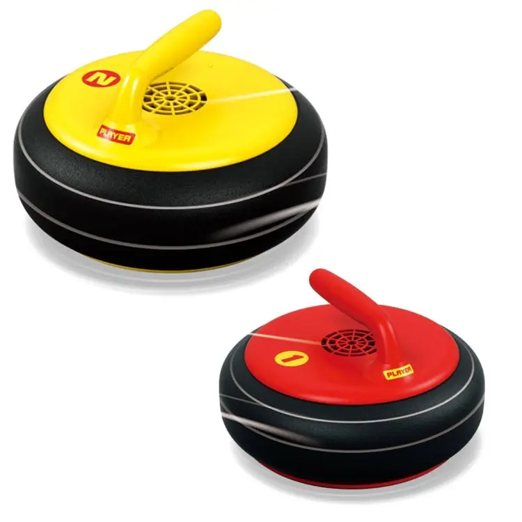 Custom 19cm Electric Hover Curling Game Toy Set Curling Rock hockey toys indoor sport toys for children