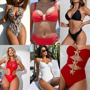 Traje <span class=keywords><strong>de</strong></span> <span class=keywords><strong>Baño</strong></span> Bikini Sexy para Mujer, Bikini <span class=keywords><strong>de</strong></span> Cintura Alta al por Mayor, Conjunto <span class=keywords><strong>de</strong></span> Dos Piezas con Encanto para la Playa - Product Image 1