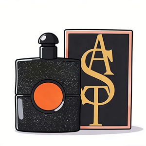 Perfume Líquido de Diseño de Lujo, 50 ml, Aroma a Café Negro, Eau de Parfum, Fragancia Floral Duradera, Aroma a Rosas - Product Image 1