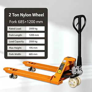 Hand Pallet Truck 5500 Lbs, Manual Hydraulic Pallet Jack with Steel Frame, PU Wheels, 3 in 1 Lever, Workshop, Garage for Garage - Product Image 3