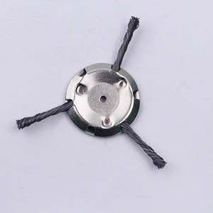 Mini-tondeuse à gazon lithium-ion avec tête de coupe tout acier, roue de désherbage et lame de coupe en fil d'acier – Vente en gros - Product Image 5