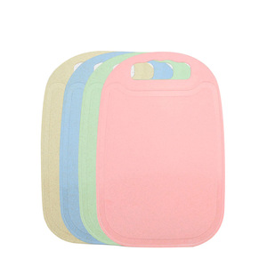 Custom Eco Friendly Multi Function Chopping Board Wheat Straw PP Kitchen Cutting Board