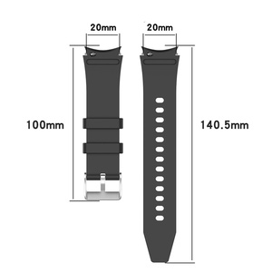Accesorios de pulsera para reloj inteligente, correas de goma de silicona deportivas clásicas para <span class=keywords><strong>Samsung</strong></span> <span class=keywords><strong>Galaxy</strong></span> de 20mm y 22mm - Product Image 2