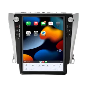 Android 11 Auto Rádio Navegação GPS Headunit Vídeo Do Carro DVD Tela Vertical Carplay Para Toyota Camry 2012-2016 Multimedia Player