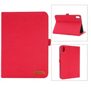 Slim Fabric PU Leather Case com função Stand Capa Protetora Tablet para iPad Mini6 2021 8.3 inchTablet Case Cover Shell