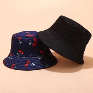 Chapeau Bob Unisexe Nouveauté Imprimé Fruits Printemps-Été Décontracté Tendance Protection Solaire pour Voyage Cyclisme Pêche Vente en Gros - Product Image 3
