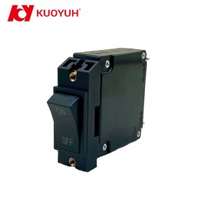 Interruptor de Circuito Hidromagnético Unipolar KUOYUH Serie JM 0.5A-50A, Capacidad de Ruptura de 5 Ka, Montaje en Panel para Uso Industrial - Product Image 1