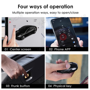 ระบบเปิดฝากระโปรงหน้าไฟฟ้ารุ่นใหม่สำหรับ <span class=keywords><strong>Tesla</strong></span> Model <span class=keywords><strong>3</strong></span> X S ปี 2021-2026 พร้อมระบบล็อคด้วยแรงดูด ปิดแบบนุ่มนวล เงียบ - Product Image 3