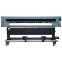 Machine à teindre les tissus 1802, imprimante à sublimation thermique à double tête, encre textile 4 couleurs, transfert thermique