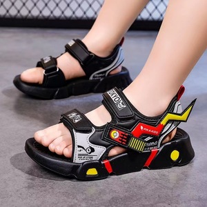 Tongs monobloc, nouvelles chaussures de plage d'été, chaussures tendance pour enfants et hommes, semelle souple, fonction antidérapante - Product Image 3