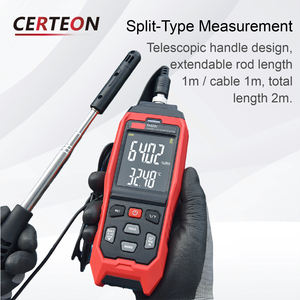 USB 충전식 휴대용 온습도계 분리형 프로브 포함 이슬점 측정 환경 테스터 - Product Image 6