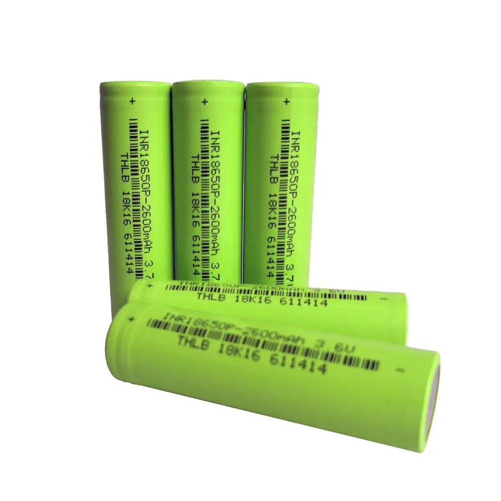 Authentic Ebike Battery Pack Deep Cycle Cylindrical 18650 3.6V 2600mAh 15A Lithium Li-Ion Battery Cell