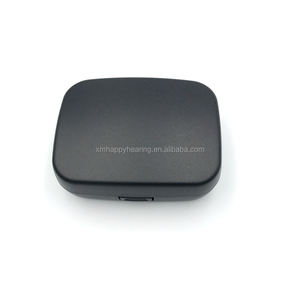 Estuche de Transporte Práctico para Kits BTE/CIC/FP de Audífonos, Material ABS Negro y Blanco, Marca HappyHearing - Product Image 3