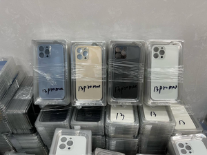 ฝาหลังแบตเตอรี่สำหรับเปลี่ยนเร็ว สำหรับ iPhone XR XS 11 12 mini 13 pro 14 pro ขายส่ง กระจกหลังแบบรูใหญ่ พร้อมกาว - Product Image 4