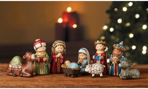 He scene of Jesus birth at the hilhildrens, hristmas estiestival - Product Image 5