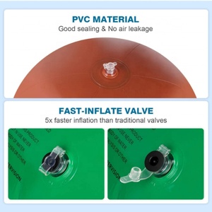 Flotador de Aguacate para Piscina con Pelota, Colchoneta Inflable para Adultos, Juguetes de Verano - Product Image 4
