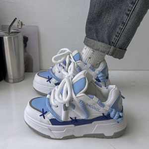 Non Zapatillas De Mujer Dropshipping Thick Sole Casual Sport Shoe De Mujer Women 2024 Platform Sneakers - Product Image 5