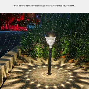 Lámpara Solar LED para Jardín, Iluminación Exterior Impermeable para Paisajes, Patio, Camino, Entrada, Decoración para Camping - Product Image 1