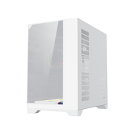 AntarcChill Custom ATX Full Tower Gaming Computer Pc Case With Clear Three Tempered Glass Gaming Computer Cabinet Case