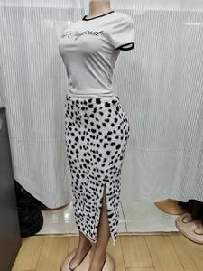Conjunto de <span class=keywords><strong>Ropa</strong></span> Femenina a la Moda, Nuevo Conjunto de Falda y Top de 2 Piezas con Estampado de Leopardo, Sexy y Ajustado, Largo por Encima de la Rodilla - Product Image 5