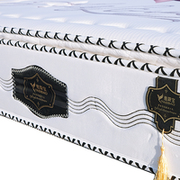 Matelas de lit d'hôtel à ressorts ensachés souples, personnalisable, orthopédique, hybride King Size avec fonctions de massage