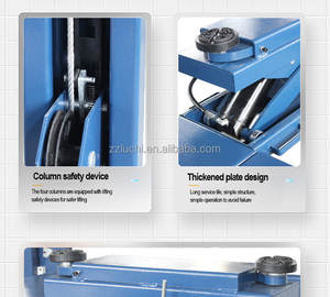 Plate-forme de voiture à 4 poteaux Ascenseur de stationnement hydraulique Heavy Duty 4 poteaux Automatique Hydraulique voiture Gerbeur <span class=keywords><strong>garage</strong></span> <span class=keywords><strong>Auto</strong></span> - Product Image 4