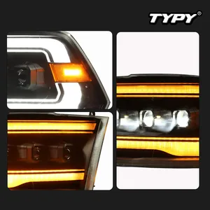 ไฟหน้ารถยนต์ LED รุ่นใหม่ TYPY สำหรับ Dodge RAM รุ่น Ram1500 ปี 2009-2018 พร้อมไฟสัญญาณ อุปกรณ์ตกแต่งรถยนต์ ไฟวิ่งกลางวัน - Product Image 5