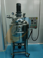 Cuve de mélange électrique mobile de 50L, 100L, 200L pour la production de petits lots de shampoing, gel douche et détergent liquide