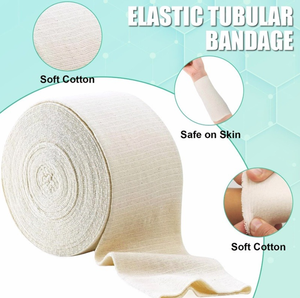 Pansement <span class=keywords><strong>tubulaire</strong></span> élastique en gaze pour protection sportive, certifié CE, 7,5 cm x 5 yards, pour <span class=keywords><strong>bras</strong></span> - Product Image 6