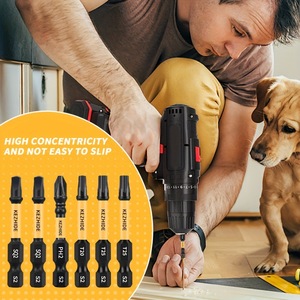 Puntas de destornillador magnéticas de acero S2 de 50 mm, resistentes a impactos, para juego de herramientas eléctricas - Product Image 2