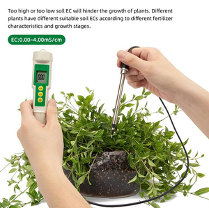 EC-3185 mới đất mét 3 trong 1ec/Tds/CF đất thử nghiệm kỹ thuật số Vườn thực vật đất nhiệt độ dẫn thử với thăm dò - Product Image 6