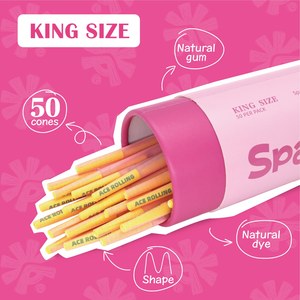 Fabricant chinois de feuilles à rouler King Size, carnets King Size Slim, vente en gros, paquet en vrac, bords gommés, combustion uniforme - Product Image 5