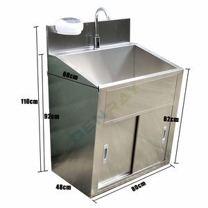 Fregadero Quirúrgico de Acero Inoxidable con Pedal de Inducción para Lavado de Manos, para Hospitales, Precio de Fregadero Médico en Guangzhou - Product Image 2